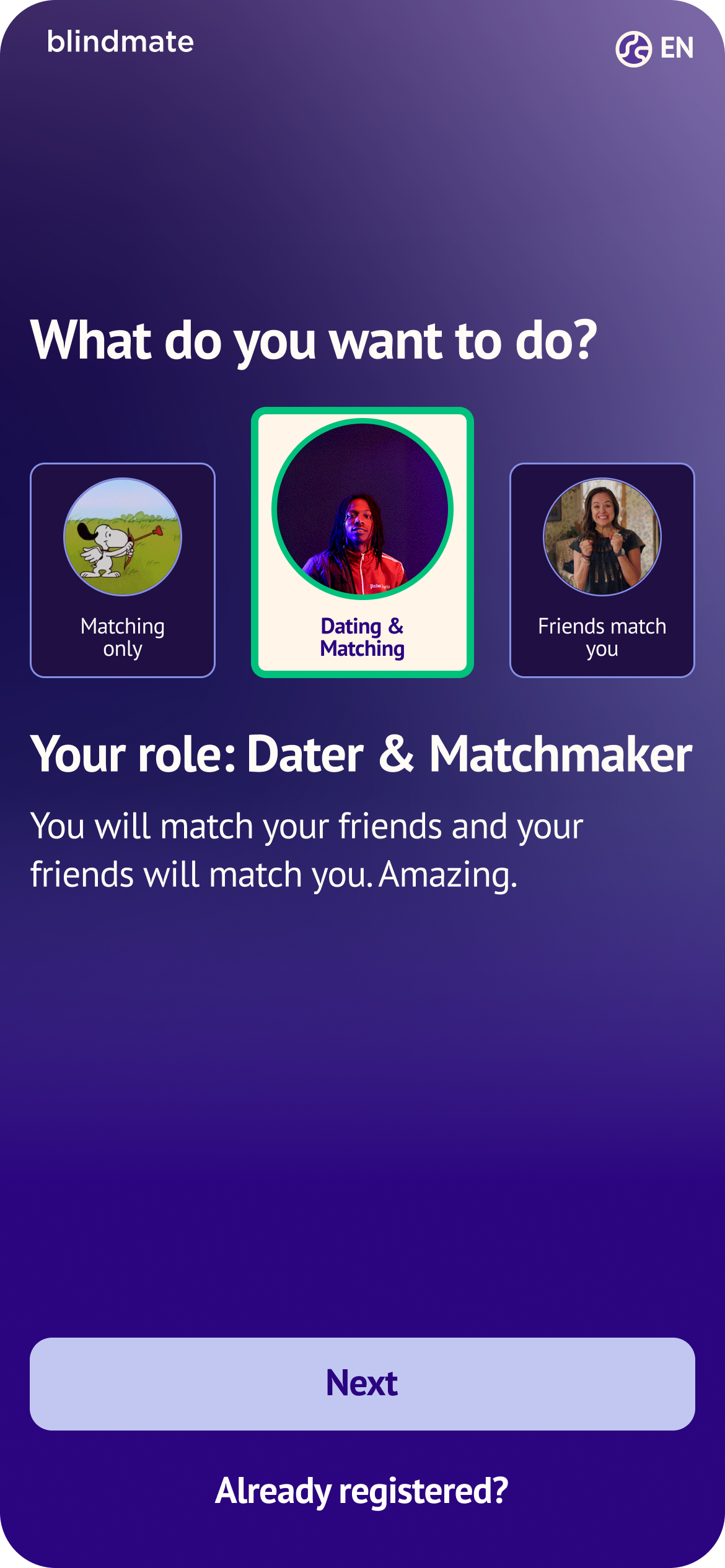 Early onboarding screen 2