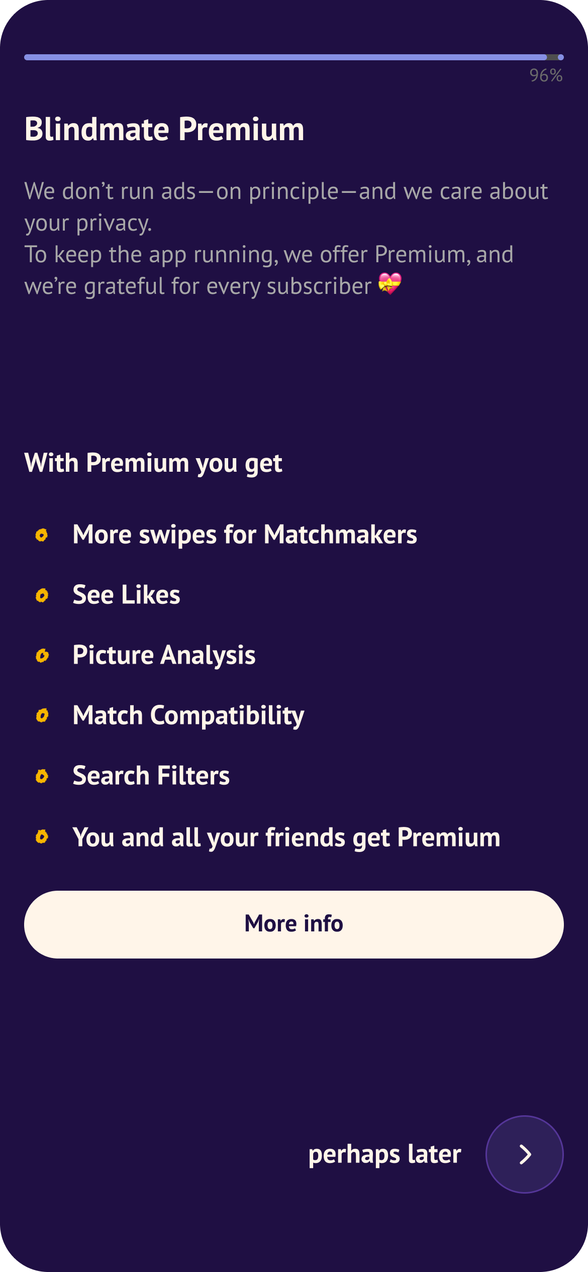 Premium placement — Onboarding